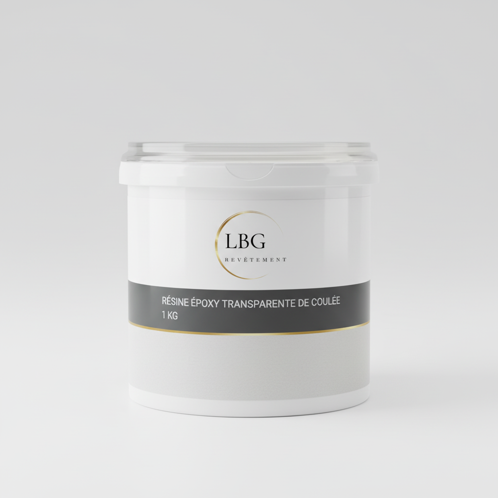 Résine époxy transparente de coulée – Finition cristal 1 kg