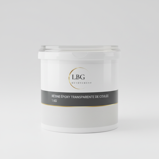 Résine époxy transparente de coulée – Finition cristal 1 kg lbgrevetement