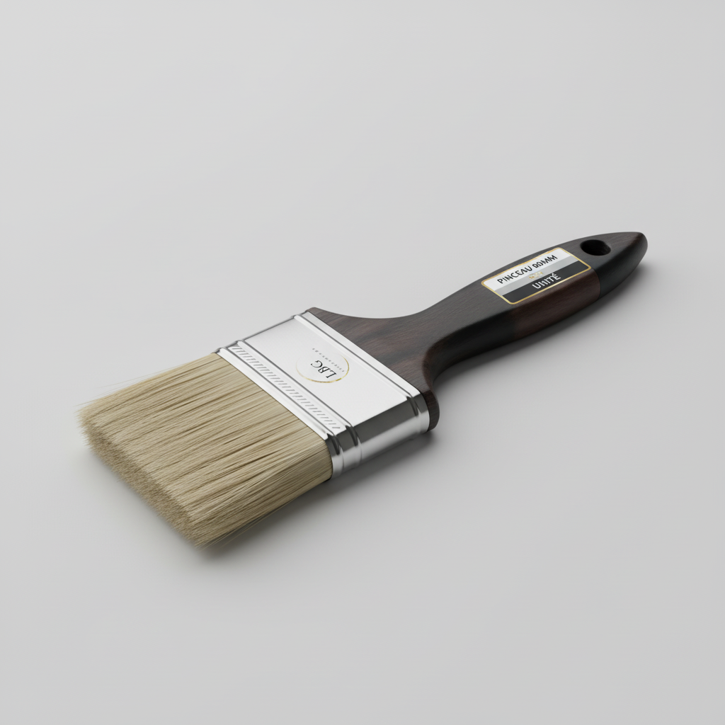 Pinceau large 80 mm – Application résine, gelcoat et peinture