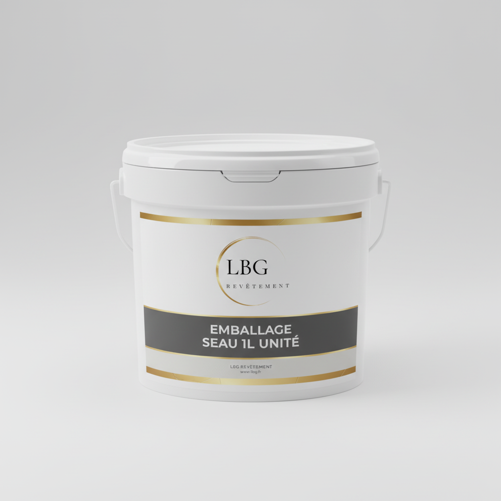 Seau plastique 1 L – Emballage résistant pour résines, peintures et colles lbgrevetement