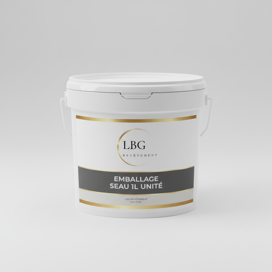 Seau plastique 1 L – Emballage résistant pour résines, peintures et colles lbgrevetement