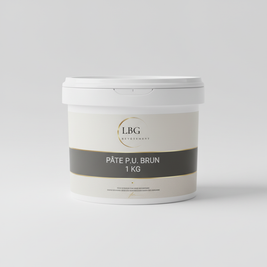Pâte P.U. brun 1 kg – Pâte polyuréthane de réparation et modelage lbgrevetement