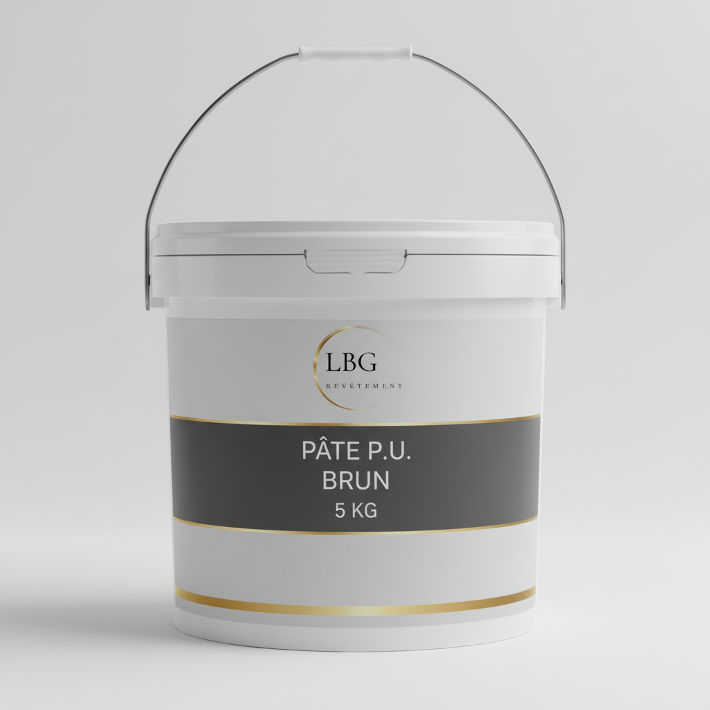 Pâte P.U. brune 5 kg – Pâte polyuréthane de réparation et modelage