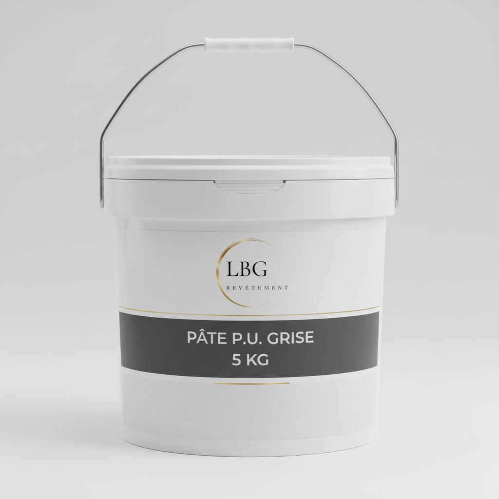 Pâte P.U. grise 5 kg – Pâte polyuréthane de réparation et modelage lbgrevetement