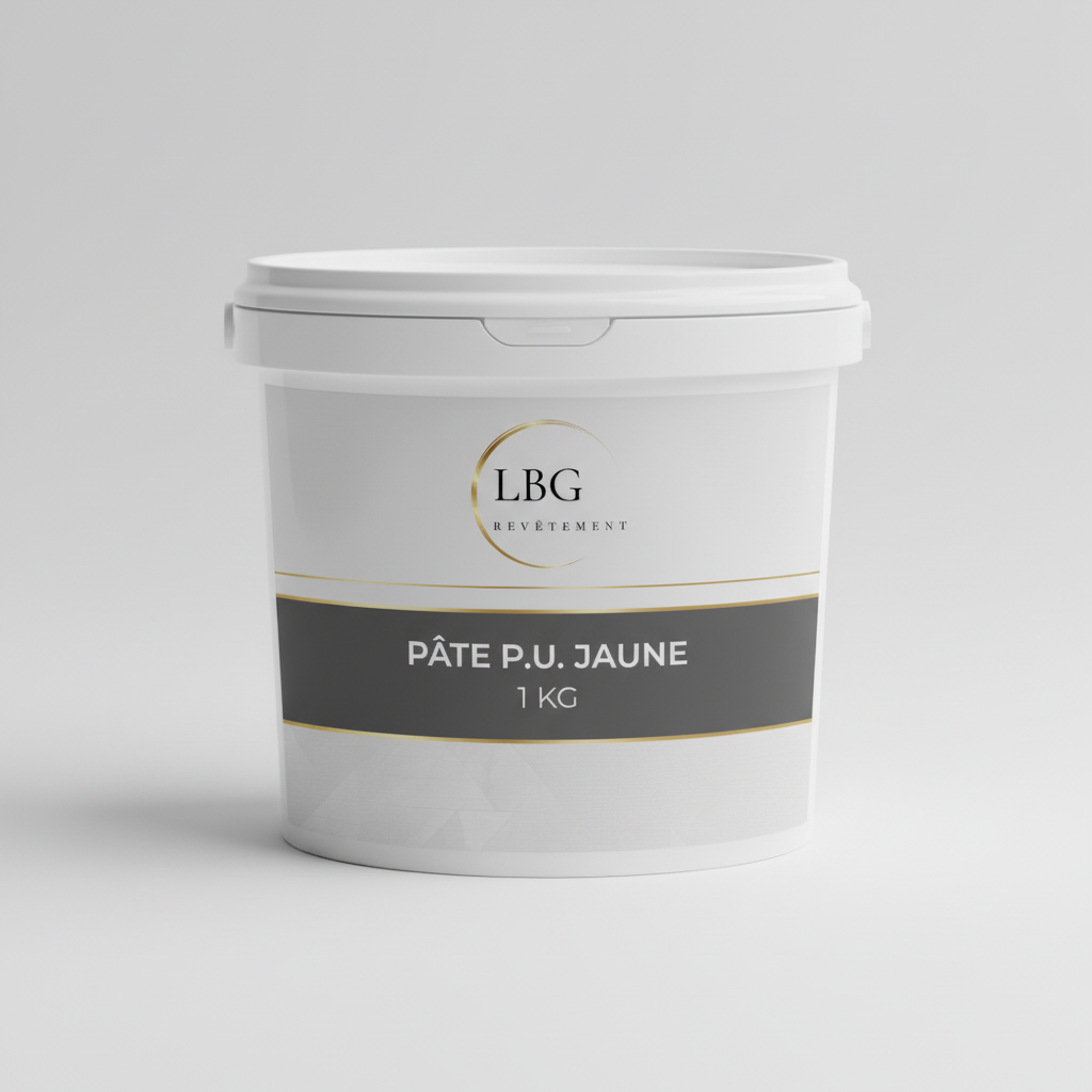 Pâte P.U. jaune 1 kg – Pâte polyuréthane de réparation et modelage
