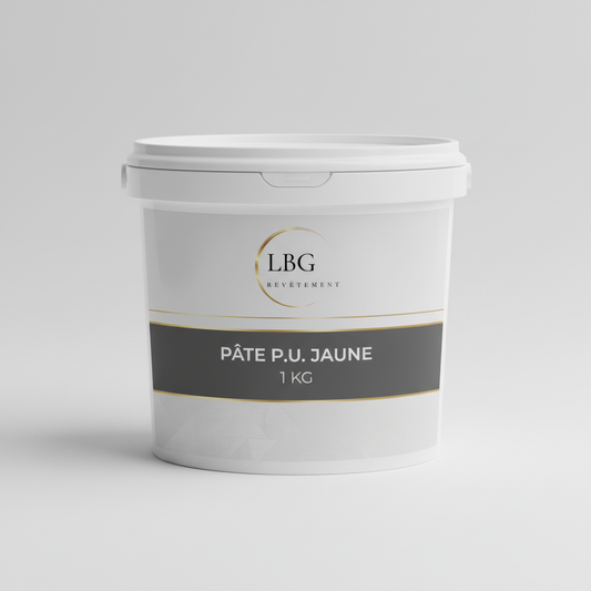 Pâte P.U. jaune 1 kg – Pâte polyuréthane de réparation et modelage lbgrevetement