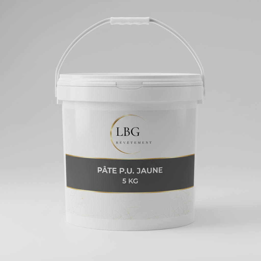 Pâte P.U. jaune 5 kg – Pâte polyuréthane de réparation & modelage lbgrevetement