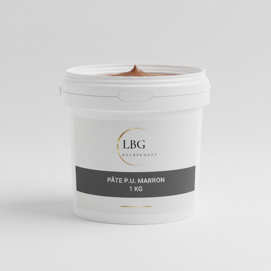 Pâte P.U. marron 1 kg – Pâte polyuréthane de réparation & modelage lbgrevetement