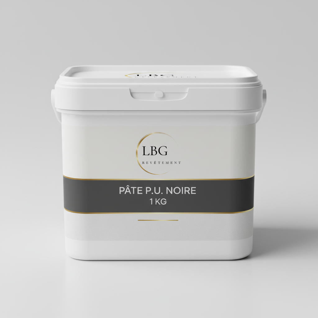 Pâte P.U. noire 1 kg – Pâte polyuréthane de réparation & modelage
