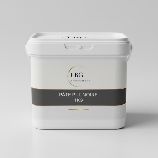 Pâte P.U. noire 1 kg – Pâte polyuréthane de réparation & modelage lbgrevetement