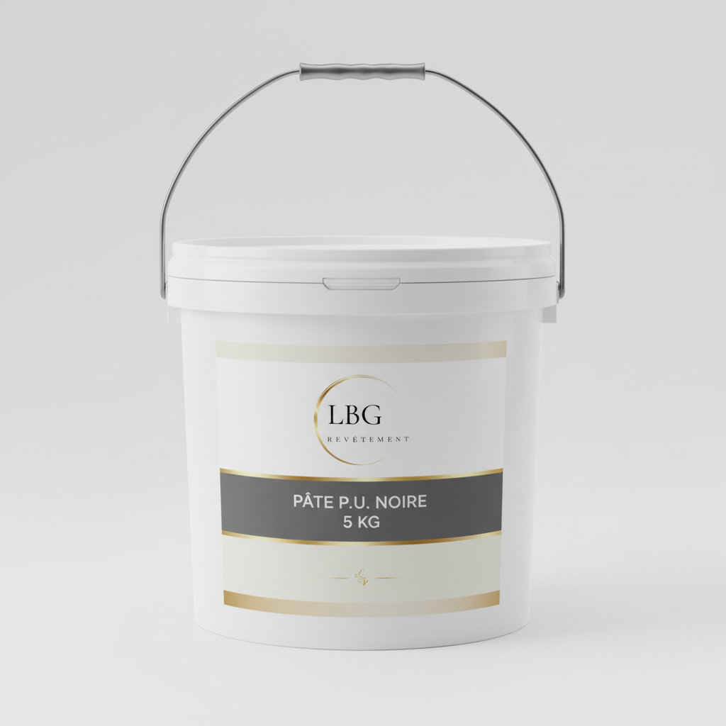 Pâte P.U. noire 5 kg – Colorant polyuréthane haute performance