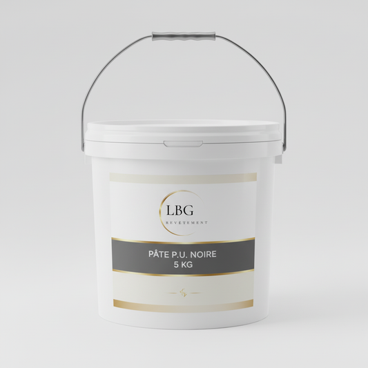 Pâte P.U. noire 5 kg – Colorant polyuréthane haute performance lbgrevetement