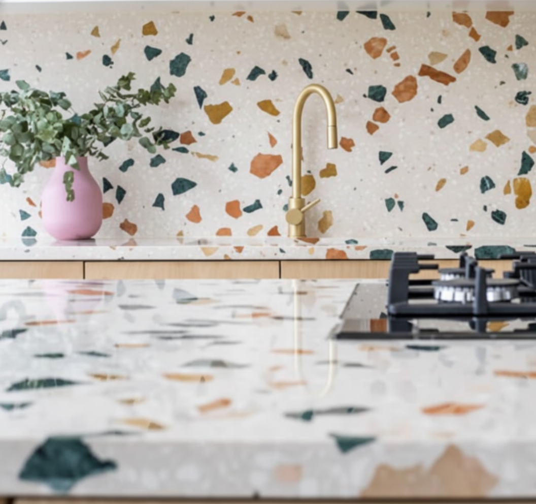 Carrelage terrazzo adouci 60x60 cm – Mur et sol | Terranova