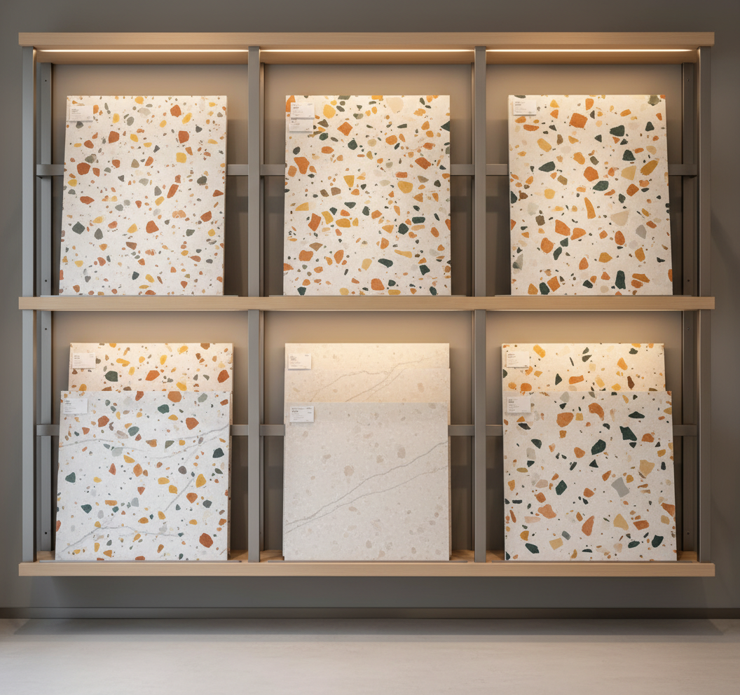 Carrelage terrazzo adouci 60x60 cm – Mur et sol | Terranova