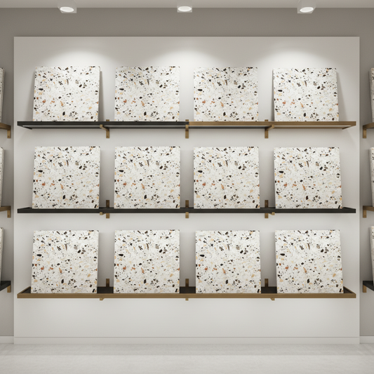 Carrelage aspect terrazzo mur et sol Venice La Fenice mat 60x60 cm lbgrevetement