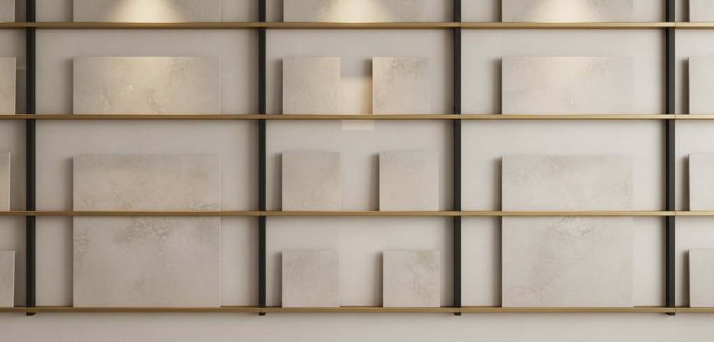 Carrelage sol et mur aspect pierre Argillae Neve mat 60x120 cm