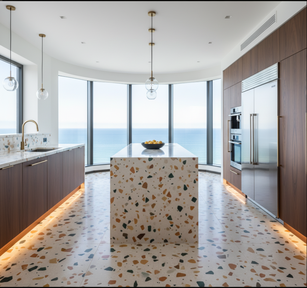 Carrelage terrazzo adouci 60x60 cm – Mur et sol | Terranova