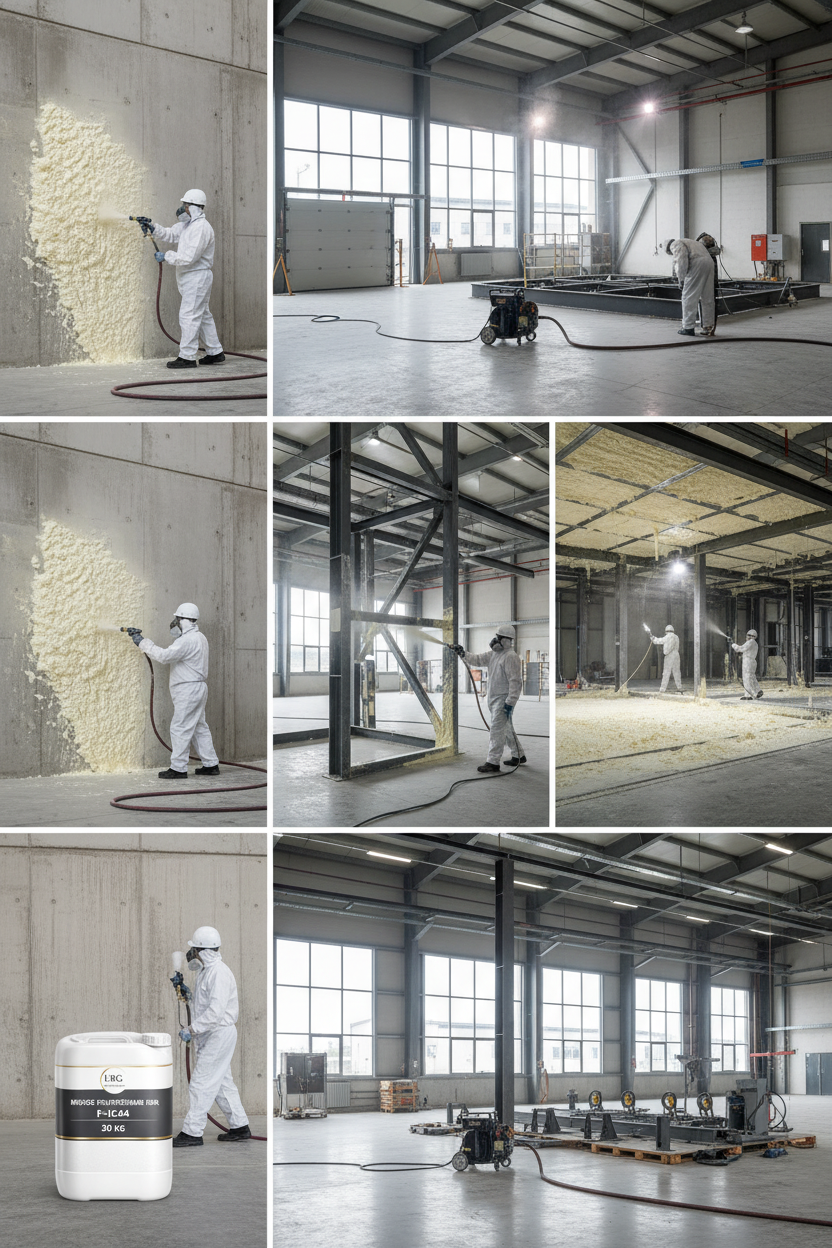 Mousse polyuréthane dur F=IC44 – PU bi-composant haute densité 30 kg