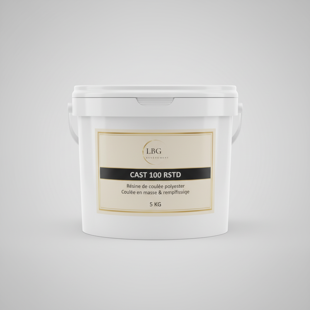 Résine de coulée polyester CAST 100 RSTD – Coulée en masse & remplissage – 5 kg lbgrevetement