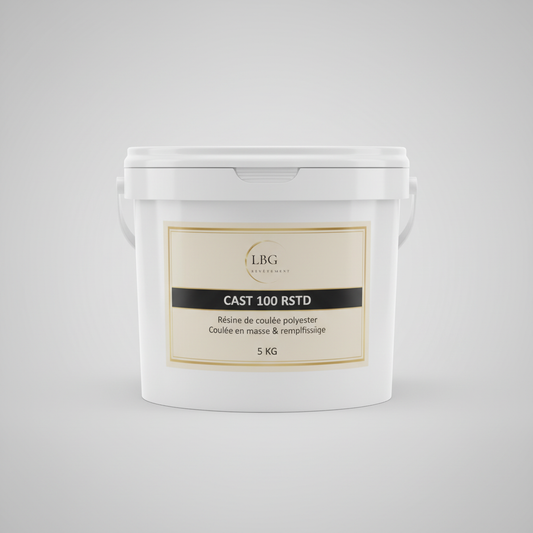 Résine de coulée polyester CAST 100 RSTD – Coulée en masse & remplissage – 5 kg lbgrevetement