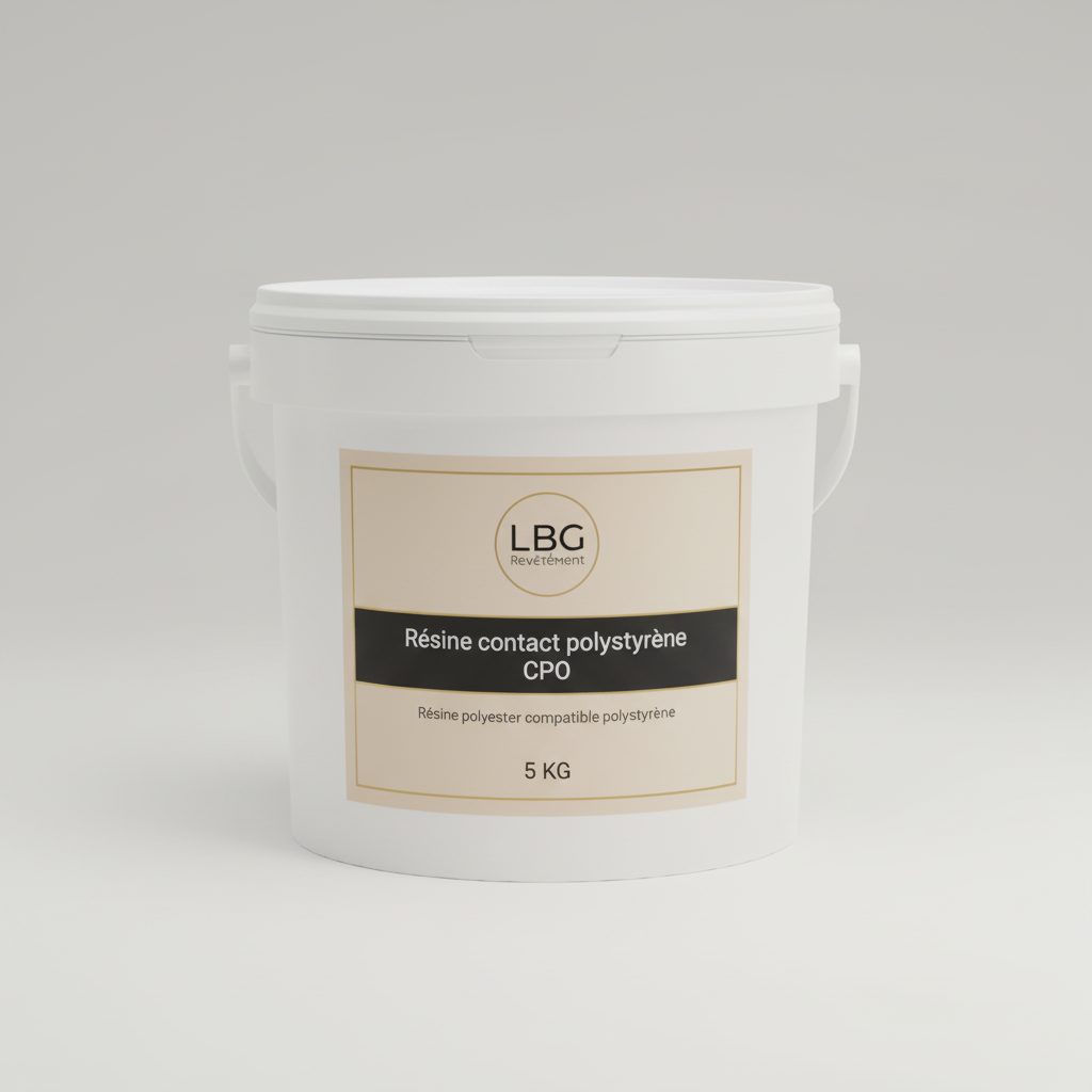 Résine contact polystyrène CPO – Résine polyester compatible polystyrène – 5 kg lbgrevetement