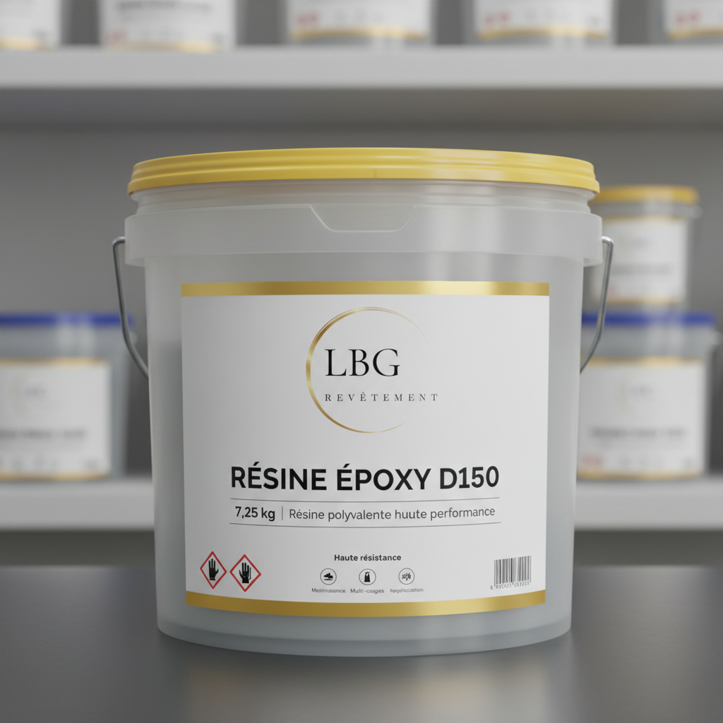 Résine époxy D150 – 7,25 kg | Résine polyvalente haute performance