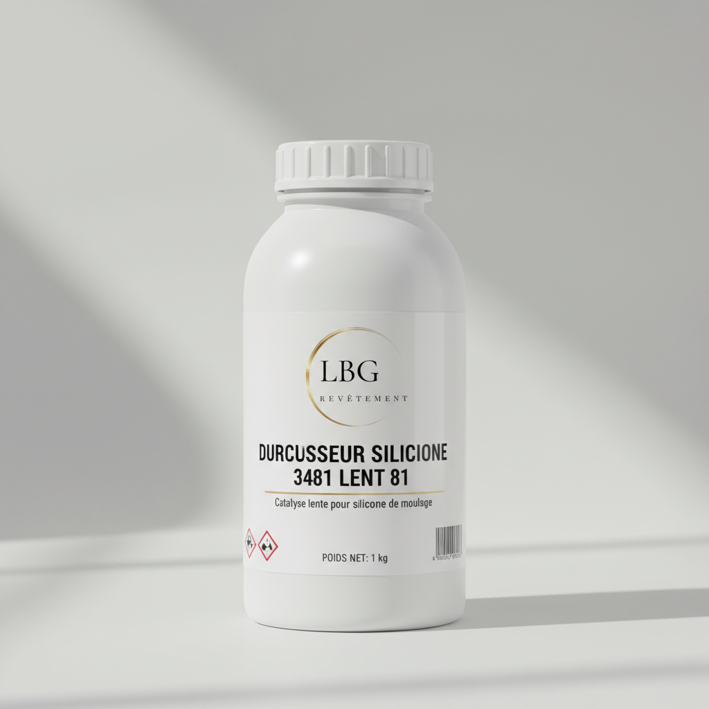 Durcisseur silicone 3481 Lent 81 – 1 kg | Catalyse lente pour silicone de moulage lbgrevetement