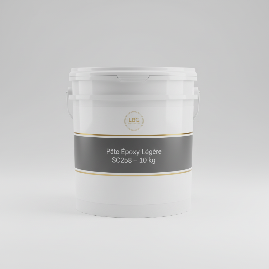 Pâte Époxy Légère SC258 (10 kg) — Mastic Bi-Composant Professionnel lbgrevetement