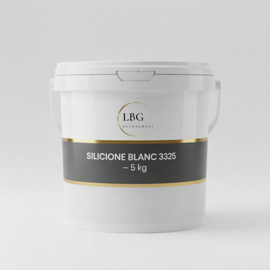 Silicone Blanc 3325 (5 kg) — Étanchéité Précise et Durable lbgrevetement