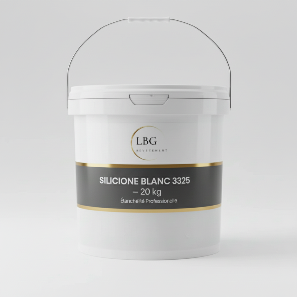 Silicone Blanc 3325 (20 kg) — Étanchéité Professionnelle Haute Performance lbgrevetement