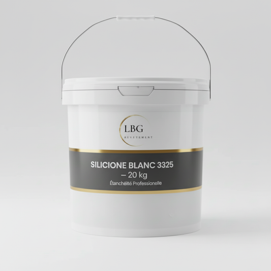 Silicone Blanc 3325 (20 kg) — Étanchéité Professionnelle Haute Performance lbgrevetement