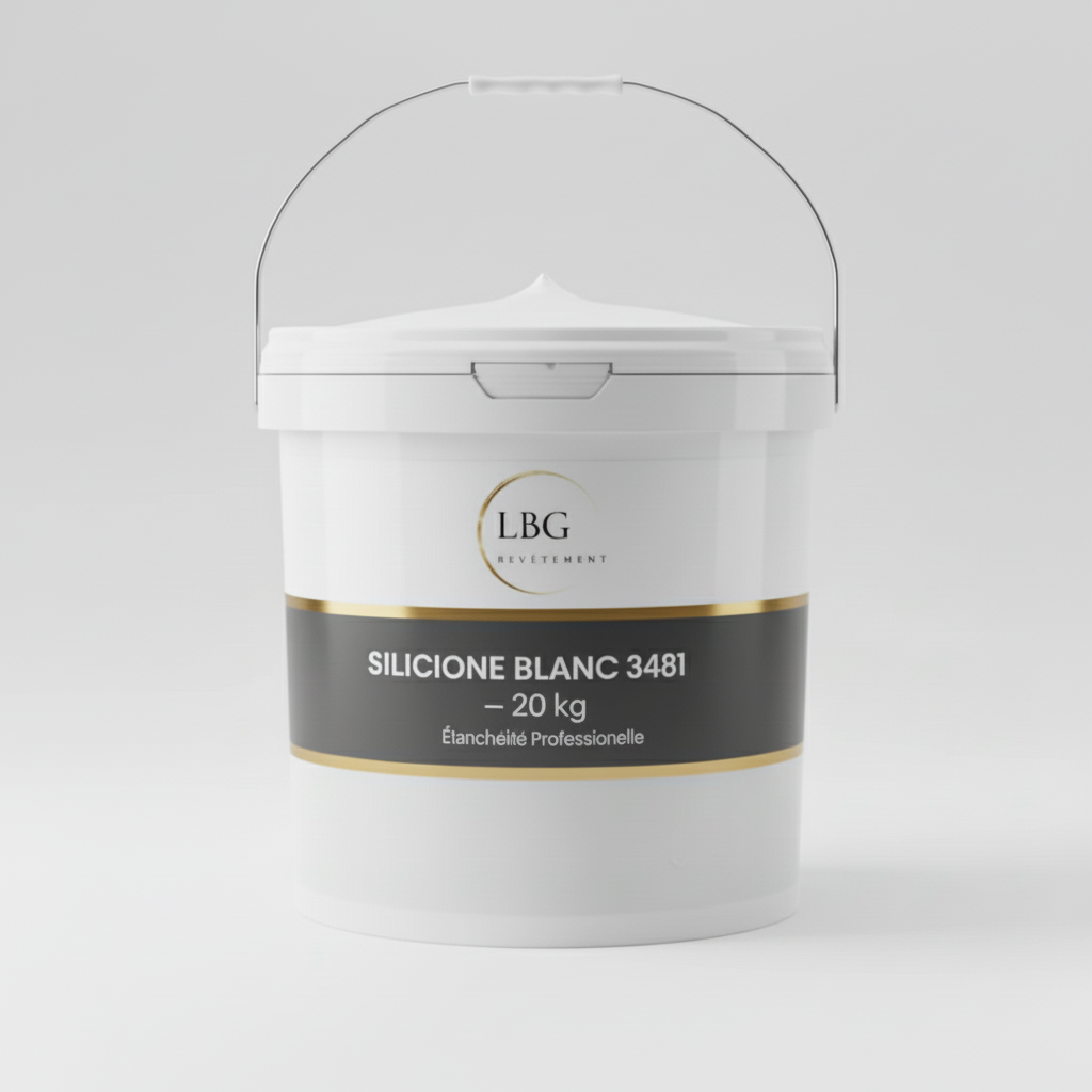 Silicone Blanc 3481 (20 kg) — Étanchéité Professionnelle Haute Résistance lbgrevetement