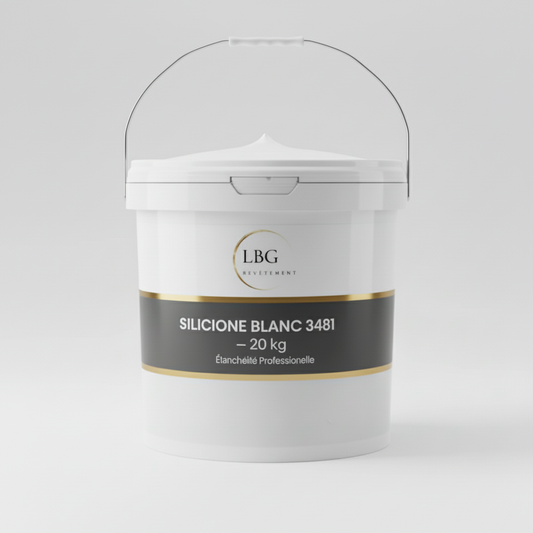 Silicone Blanc 3481 (20 kg) — Étanchéité Professionnelle Haute Résistance lbgrevetement