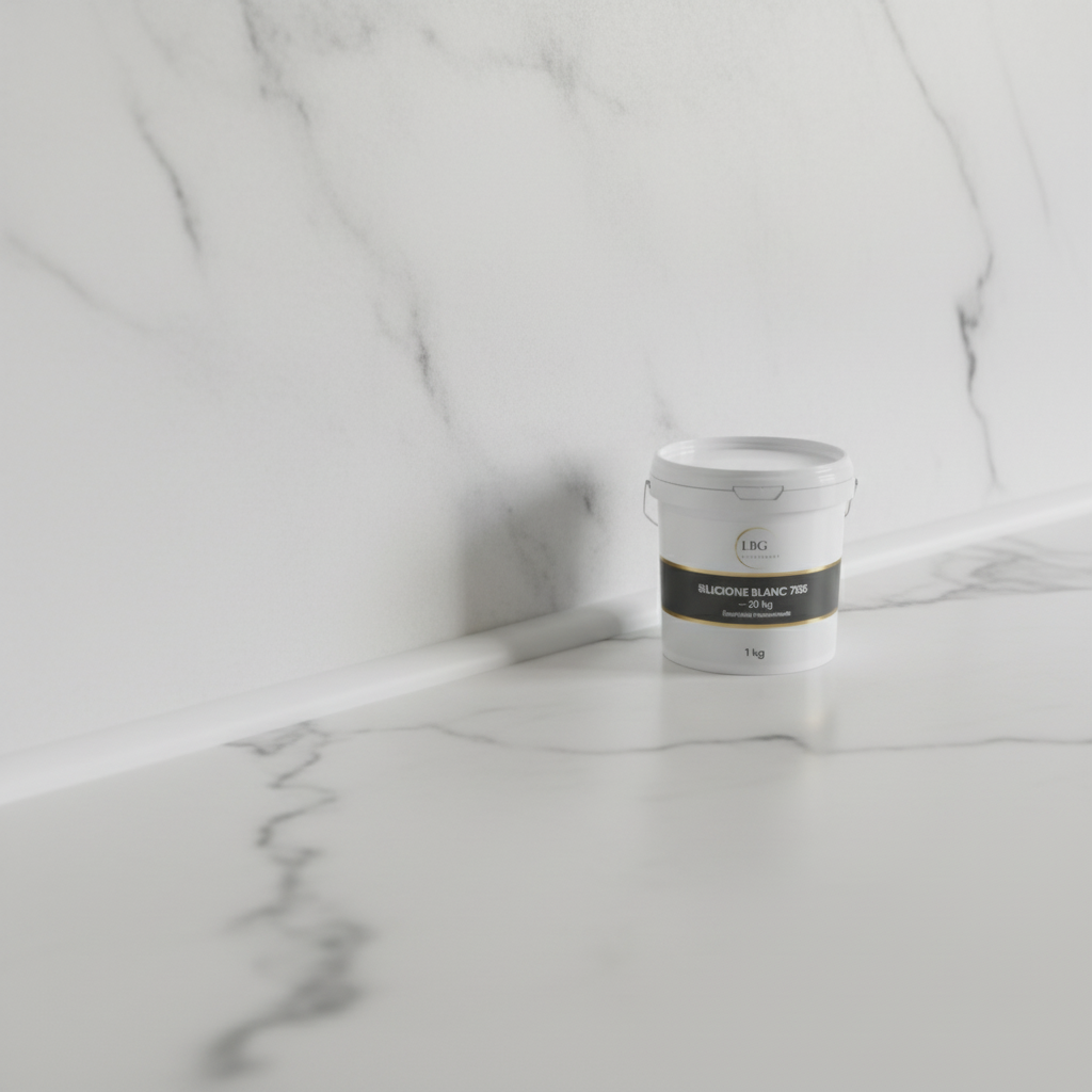 Silicone Blanc 755 (1 kg) — Étanchéité Fine et Finition Professionnelle lbgrevetement