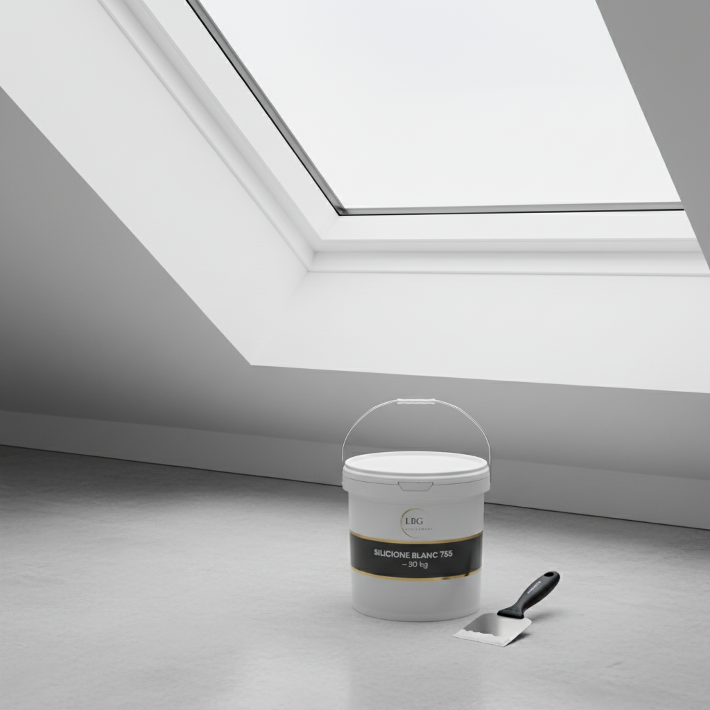 Silicone Blanc 755 (5 kg) — Étanchéité Fine et Finition Professionnelle lbgrevetement