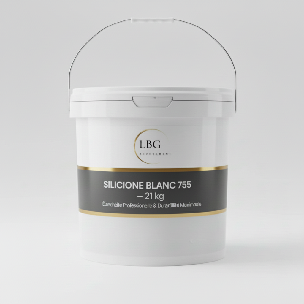 Silicone Blanc 755 (21 kg) — Étanchéité Professionnelle et Durabilité Maximale lbgrevetement