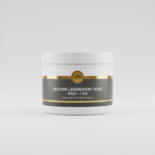 Silicone Légèrement Rosé 3022 (1 kg) — Étanchéité Fine et Esthétique lbgrevetement
