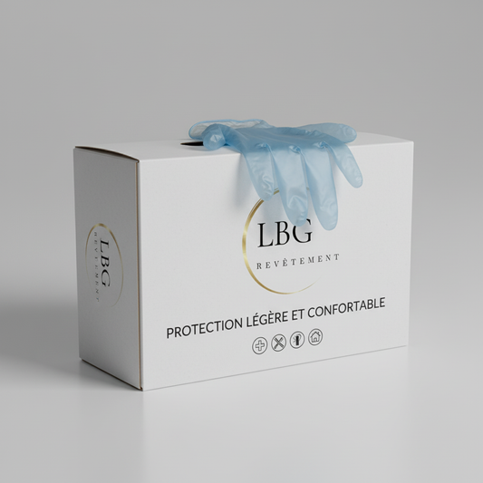Boîte de Gants Vinyle - Protection Légère et Confortable lbgrevetement