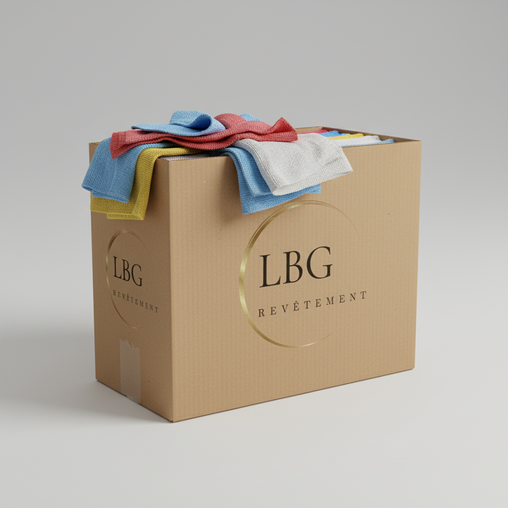 Carton de Chiffons - Nettoyage Durable et Polyvalent lbgrevetement