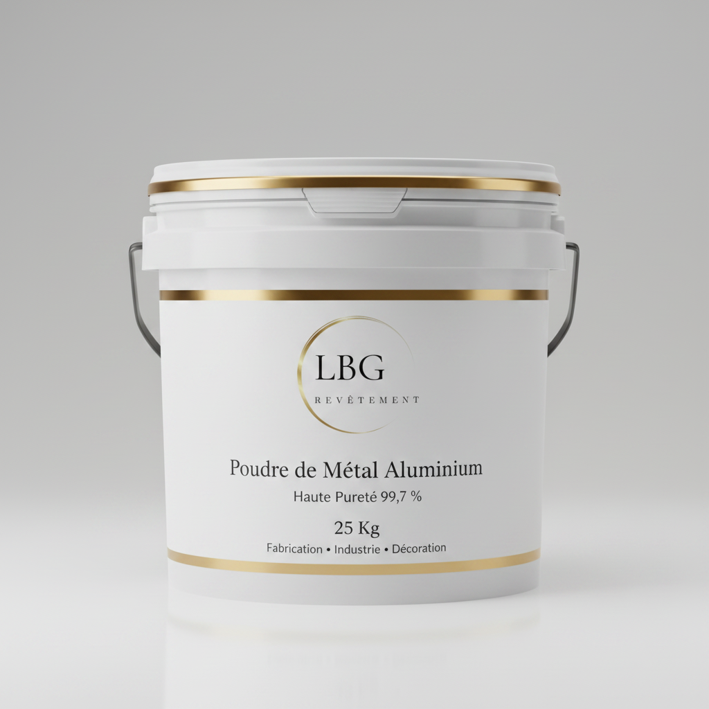 Poudre Métal Aluminium 25 kg - Effet Métallique Haute Définition lbgrevetement