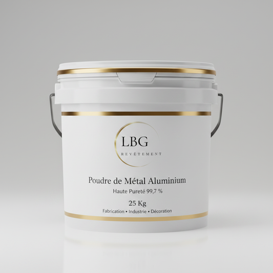 Poudre Métal Aluminium 25 kg - Effet Métallique Haute Définition lbgrevetement