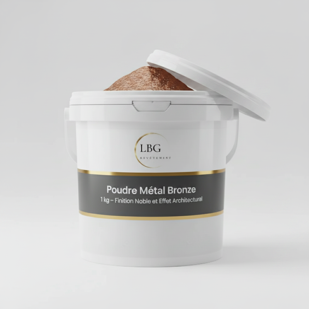Poudre Métal Bronze 1 kg - Finition Noble et Effet Architectural lbgrevetement