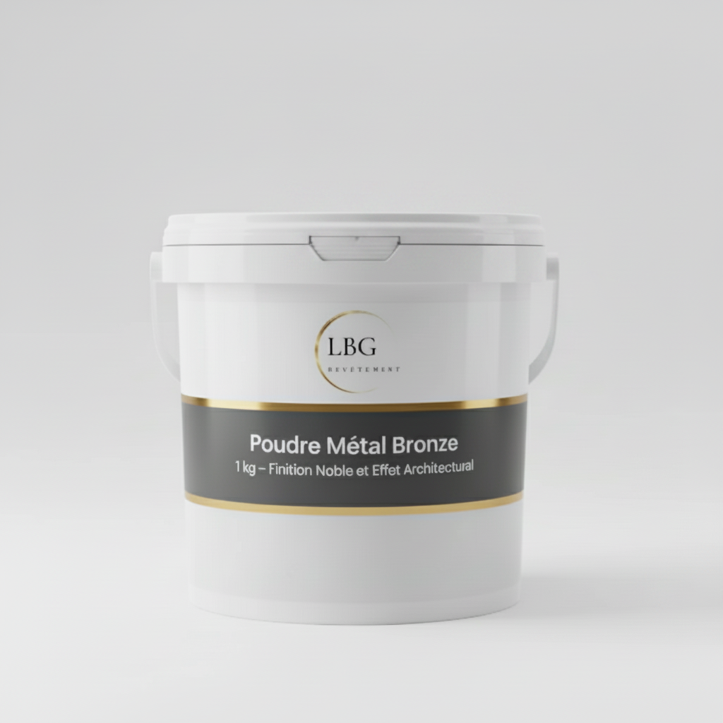 Poudre Métal Bronze 1 kg - Finition Noble et Effet Architectural lbgrevetement