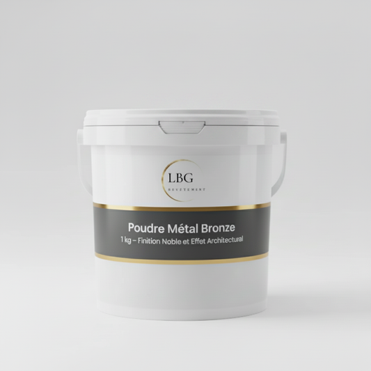 Poudre Métal Bronze 1 kg - Finition Noble et Effet Architectural lbgrevetement